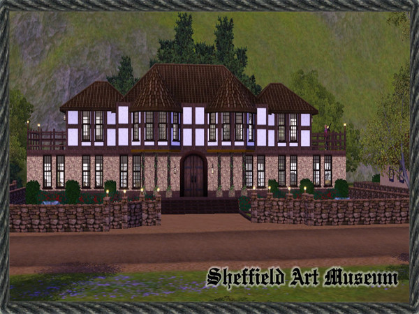 Sims 3 — Sheffield Art Gallery by JCIssette — There are some pretty famous artists on Dracul Isle. They come from all