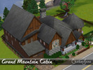 Sims 3 — Grand Mountain Cabin by ChickenJane — This large mountain-like cabin home has 3 bedrooms, 3 bathrooms. Master