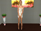 Sims 2 — Glits and Glamour dress by hinick2 — Today i bring you a pretty little gold, glittery dress! Nothing really