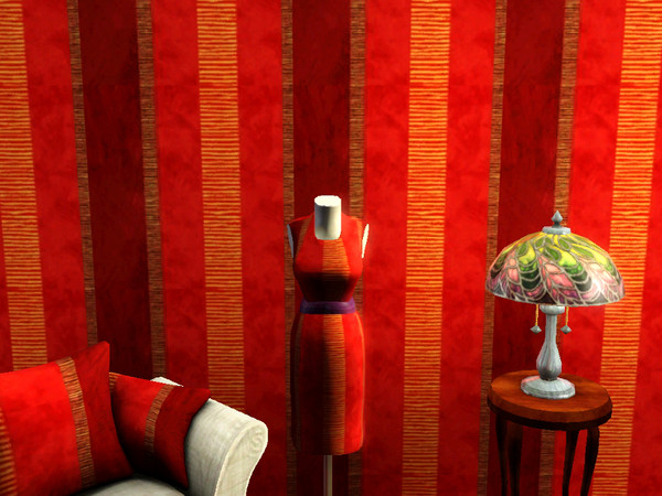 Sims 3 — Large Red Stripes Pattern by tupelohoney2008 — Beatiful red stripe pattern.