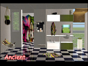 Sims 2 — Ancient by steffor — urban bathroom