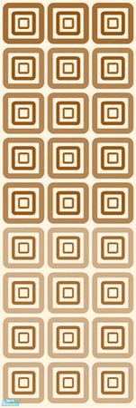 Sims 2 — Nouveaux Retro Wallpaper #4 by estatica — Part of a set, this retro wall will bring life to any room. - TSRAA