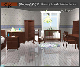 Sims 2 — Nurcery&Kids Recolor New Brown  by ShinoKCR — Recolor of the Nurcery & Kidsroom with the new brown