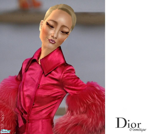 Sims 2 — Dior - Runway Style Make-up by victor_happy — Set of fancy makeup. Including 3 eyeliners and 2 lipsticks. Enjoy!