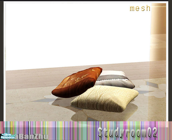 Sims 2 — Huabanzhu Studyroom 02 - Pillows by huabanzhu — 