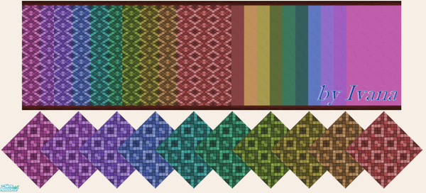 Sims 2 — Rainbow Set by Ivancica — by Ivana visit my minisite at: http://www.thesimsresource.com/artists/Ivancica/