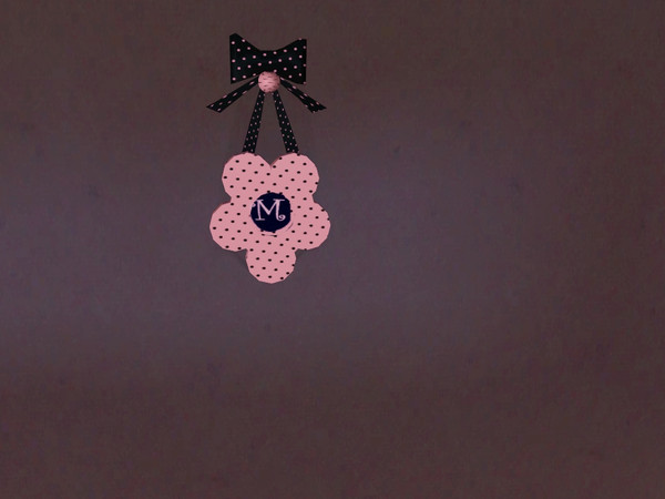 Sims 3 — hanging initials M by Navek — beautiful hanging initials for any girls room