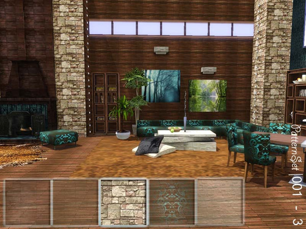 Sims 3 — PatternSet|1 - 3 by vidia — Find pattern in the category Fabrics. vidiaTSR
