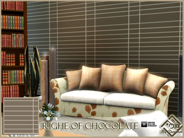 Sims 3 — Righe of Chocolate by Devirose — Base game compatible,no need EP.Created with TSR Workshop.Enjoy^^