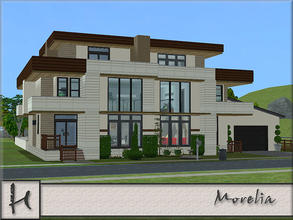 Sims 2 — Morelia by hatshepsut — A Sims 2 version of my Sims 3 Morialta lot. This versatile modern home boasts such
