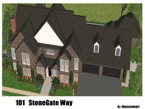Sims 2 — 101 Stone Gate Way by mightyfaithgirl — Stone Gate Way is known for it\'s prestigious luxury homes. This beauty