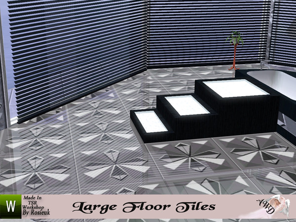 Sims 3 — startile floor full by Rosieuk — This is a full set of floor and a wall tile, in this set you have a full wall