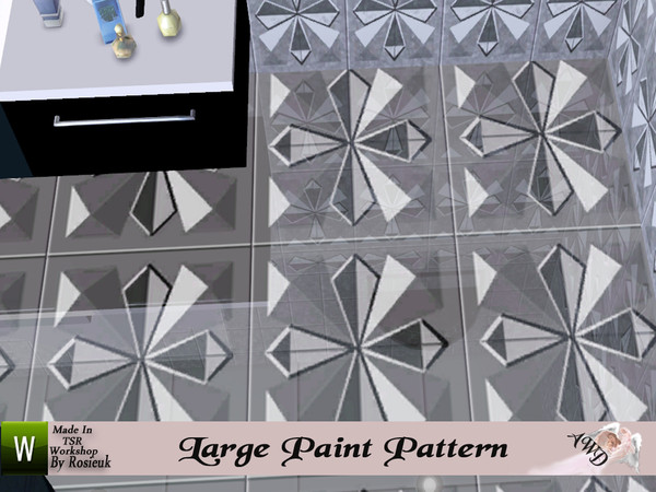 Sims 3 — star tile by Rosieuk — This is a full set of floor and a wall tile, in this set you have a full wall bathroom