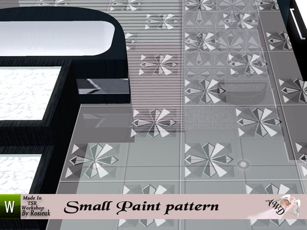 Sims 3 — small star tile by Rosieuk — This is a full set of floor and a wall tile, in this set you have a full wall