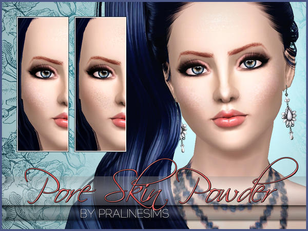Sims 3 — Pore Skin Powder by Pralinesims — New realistic blush for your sims! Your sims will love their new look ;) -