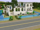 Sims 3 — Sandstone Palace by ltoole — 1BR palace has airy floorplan that brings the outdoors in. Includes private master