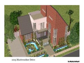 Sims 2 — 1215 Mariweather Drive by mightyfaithgirl — Modern 3 bedroom with spacious living and dining areas, bright large