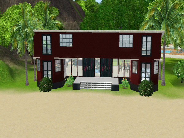 Sims 3 — Sunlit Sushi Bar by mathboy92 — A Japanese restaurant with a bit of modern flair. Enjoy!