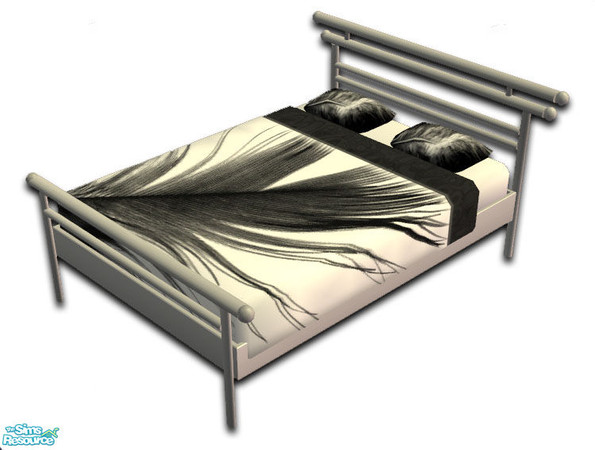 Sims 2 — Steel Bed Collection - Mesh Nikisatez05 Tsr Steelbedone by nikisatez05 — 