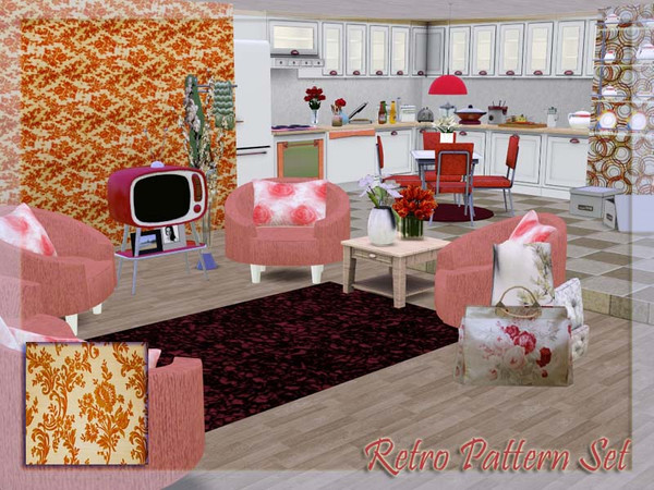 Sims 3 — V | RetroPS |1 - 2 by vidia — You can find these patterns in category of themed. I hope you like it.
