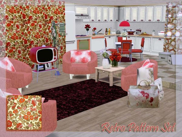 Sims 3 — V | RetroPS |1 - 7 by vidia — You can find these patterns in category of themed. I hope you like it.