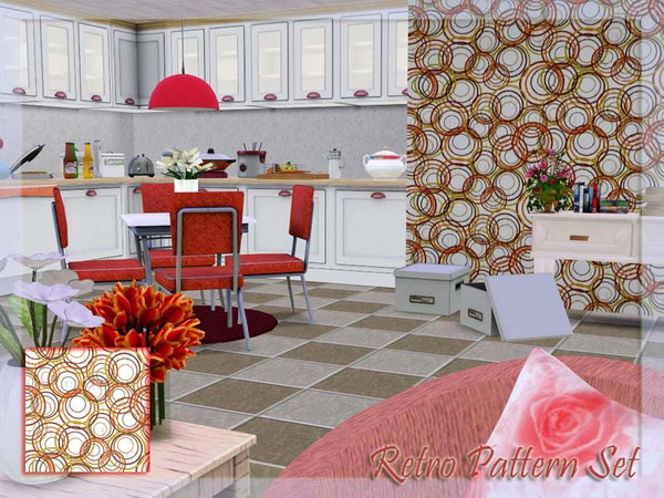 Sims 3 — V | RetroPatterSet |2 -7 by vidia — You can find these patterns in category of themed. I hope you like it.
