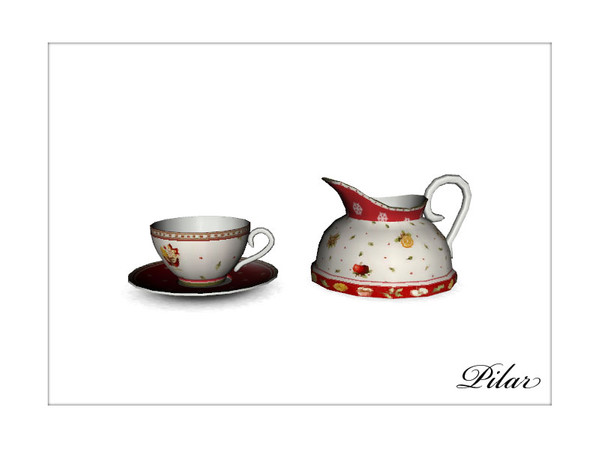 Sims 3 — Navidad 2012 coffee cup by Pilar — Creado por Pilar para sims3