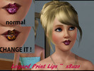 Sims 3 — Leopard Print Lips by xSuzo2 — Leopard Print Lips. Gender: Male and Female Age: Teen, Young Adult, Adult and