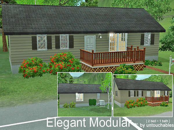 Sims 3 — Elegant Modular by untouchables2 — SIMplicity and elegance all packed in this beautiful and cozy Modular Home