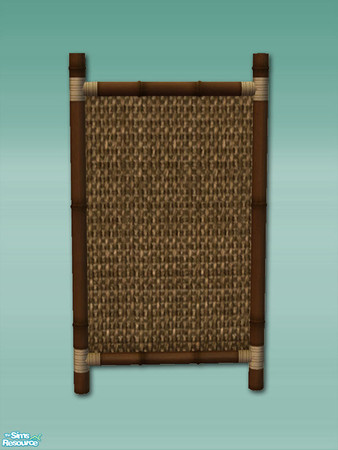 Sims 2 — Bamboo Bay - Fence Dark Tall by Shakeshaft — Part of a recolour of my Bamboo Bay Set in a dark bamboo texture