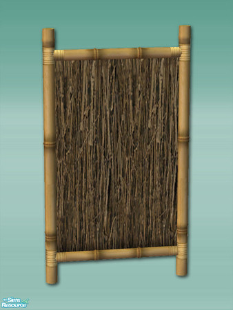 Sims 2 — Bamboo Bay - Fence Tall by Shakeshaft — Part of a set of Bamboo Furnishings for your sims beaches or patios, set