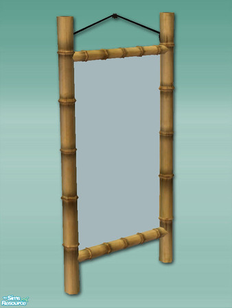 Sims 2 — Bamboo Bay - Mirror by Shakeshaft — Part of a set of Bamboo Furnishings for your sims beaches or patios, set
