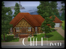Sims 3 — Cliff Haven - 1bd. 2bt. by chewj332 — Cliff Haven is the prefect home for the single sim. This house has a lot