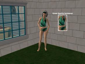 Sims 2 — [02] - Elder Swimwear - Green. by Xodess — These two swimwear outfits are for Elders... my second outfits for