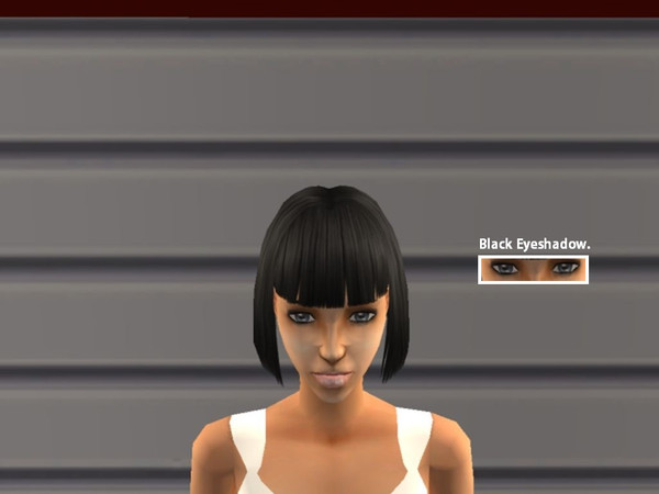 Sims 2 — [02] - Black Eyeshadow. by Xodess — This set consists of four eyeshadow shades; all dark colors. Purple, Black,