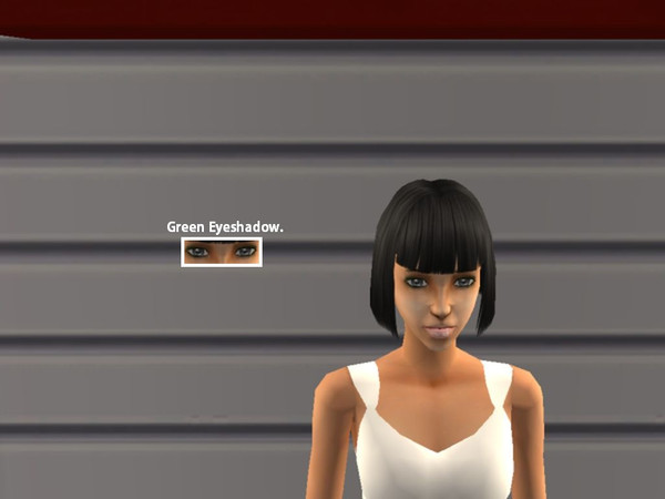 Sims 2 — [03] - Green Eyeshadow. by Xodess — This set consists of four eyeshadow shades; all dark colors. Purple, Black,