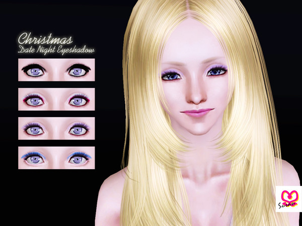 Sims 3 — X'mas Date Night Eyeshadow by Susan372 — Inspiration is from the M**c ja*0b* spring/summer 2013 fashion show's