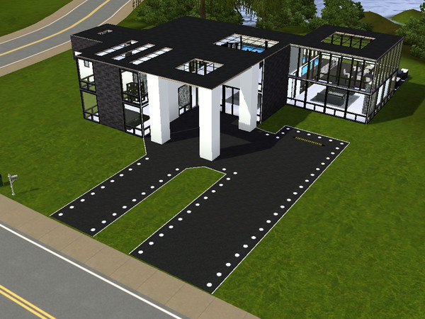 Sims 3 — Modern Abode by moe2nv2 — Modern Abode is a stylish modern home designed for wealthy sims. This house is