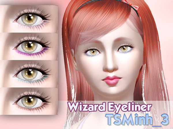 Sims 3 — Wizard Eyeliner by TsminhSims — - A New items about Wizard :D One Recolor Chanel For Male and Female I hope you