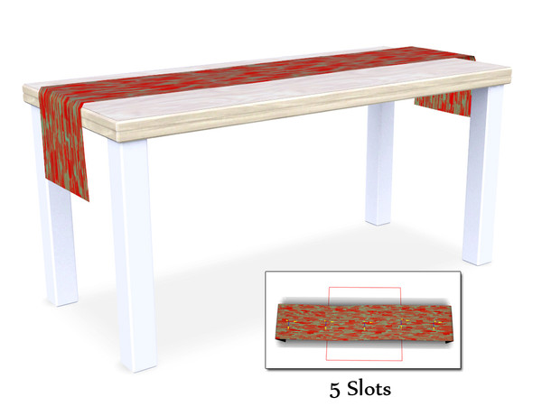 Sims 3 — Brayden Table Runner by sim_man123 — A simple table runner to be placed on my Brayden Dining Table. Made by