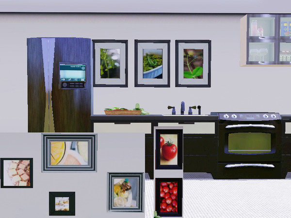 Sims 3 — Food Photography Collection by K_Reimer — A great set of photographs perfect for your sim kitchens. Meshes are