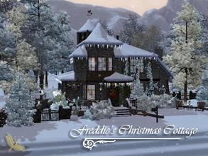 Sims 3 — Freddie's Christmas Cottage by fredbrenny — MERRY CHRISTMAS HOHOHO! A very inviting and cozy, cat friendly
