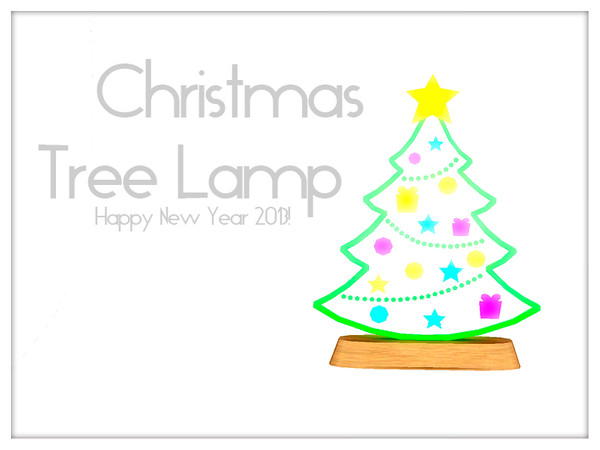 Sims 3 — Christmas Tree Lamp by Kiolometro — Holiday is coming! It is time to prepare for it and download a presents for