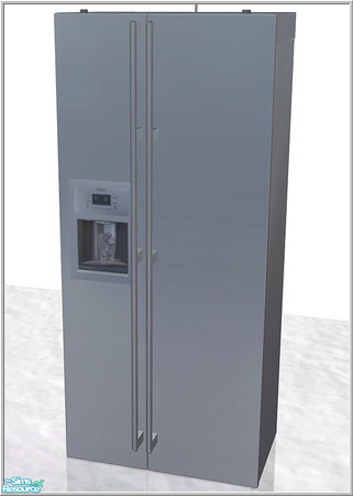 Sims 2 — steelart - B43 Steelart Fridge Season by Birgit43 — fridge with ice machine