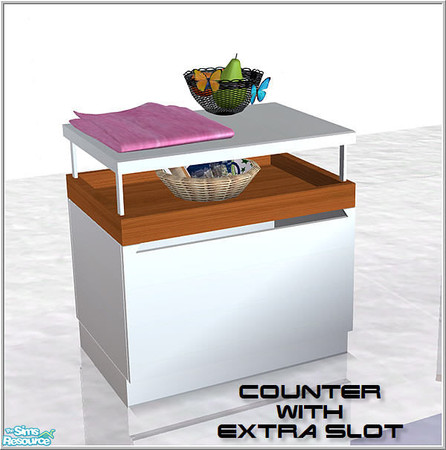 Sims 2 — steelart - B43 Kitchen Counter Steelart2 by Birgit43 — 