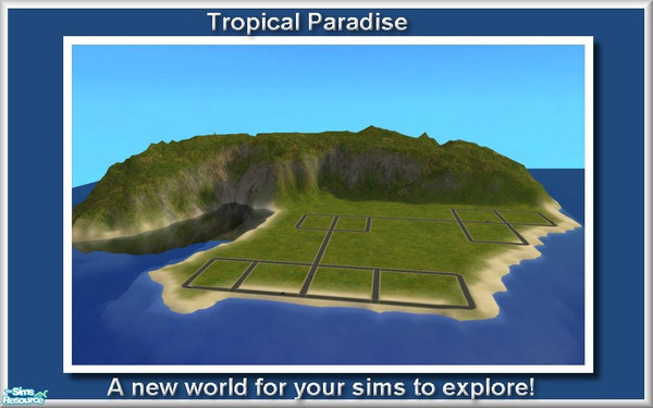 Sims 2 — Tropical Paradise by Strawbz — A place in the sun where your sims can live, love and raise a family. 