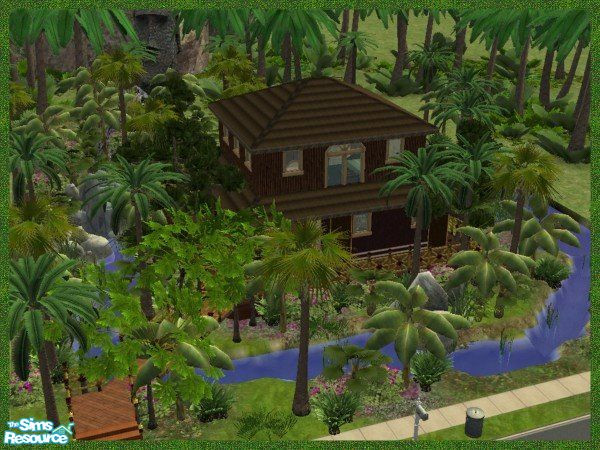 Sims 2 — Jungle by SimSylvia40 — the Hippo from macarossi by mod the sims 2, thank you