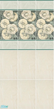 Sims 2 — Camelia - wall 4 by Mekhi — Tiled wall for your bathroom or kitchen, part of my Camelia set, enjoy!