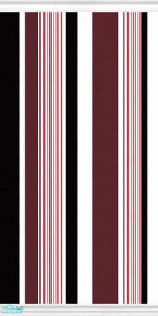 Sims 2 — Vertical Stripes in Cranberry by Cynic08 — Part 2 of 5 of the striped walls set I did. This is in cranberry.