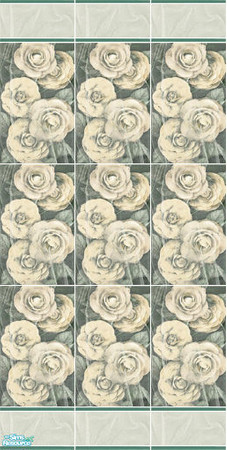 Sims 2 — Camelia - wall 3 by Mekhi — Tiled wall for your bathroom or kitchen, part of my Camelia set, enjoy!